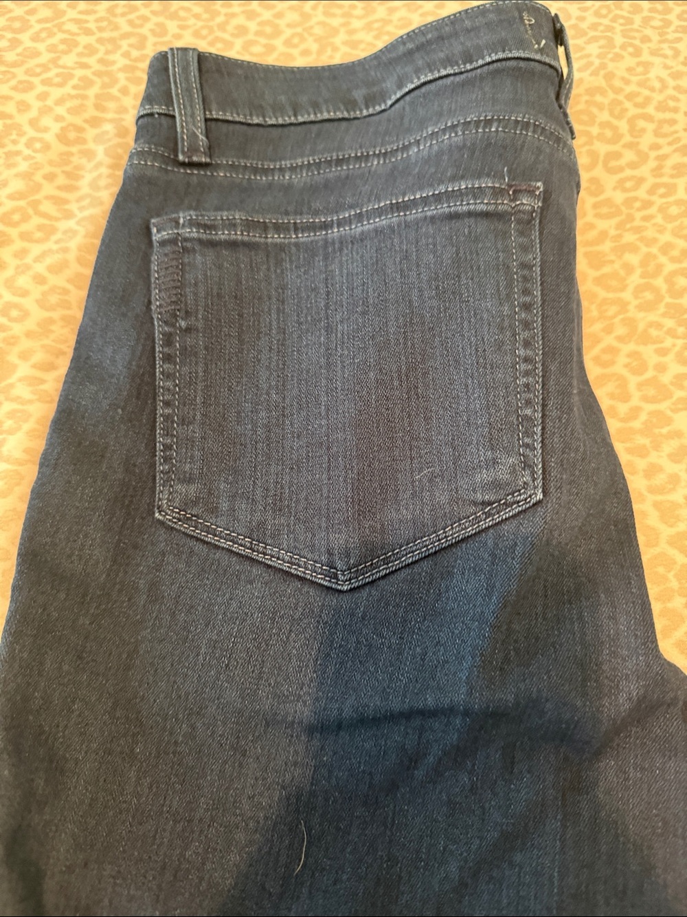 PAIGE Navy Wide-Leg Flare Jeans Paige Denim - Picture 4 of 5